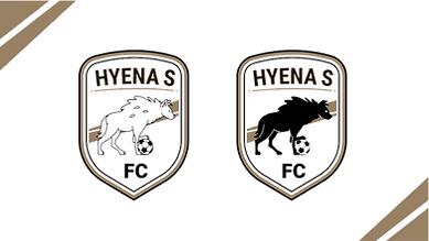 Hyenas FC Logo zwart en wit Vriend(in) van de Hyenas